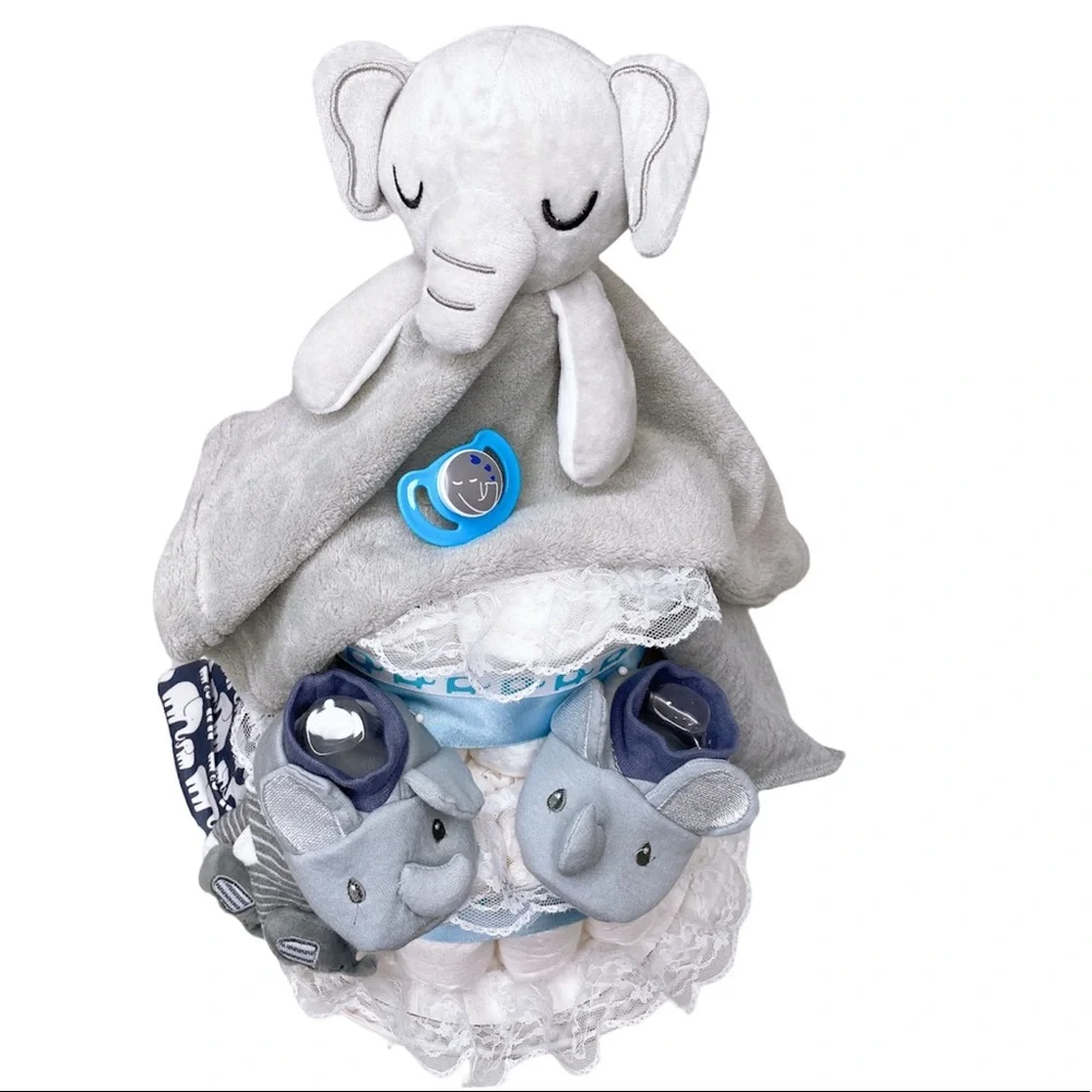 Elephant Diaper Cake